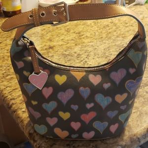 Dooney and Bourke mini heart hobo